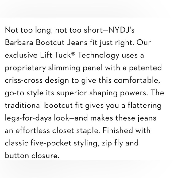 NYDJ BARBARA BOOTCUT BLACK JEANS SIZE 4P NEW - Picture 5 of 7